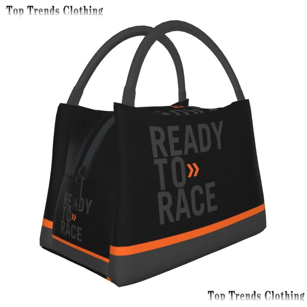 Ready To Race Thermal Insulated Lunch Bag Enduro Cross Motocross Bitumen Bike Life Resuable Lunch Container Storage Food Box