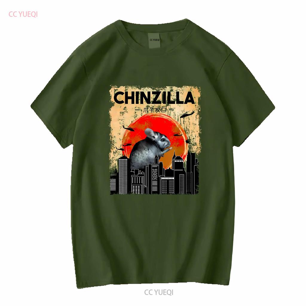 Chinchilla Funny Chinzilla Lover T shirt vintage Washed Stretched Slightly Comfortable fashion Versatile graphic Unisex Soft