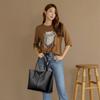 Handbag Large Capacity Women's Bag New Soft Leather Texture Tote Bag Simple Retro Women's Shoulder Bag