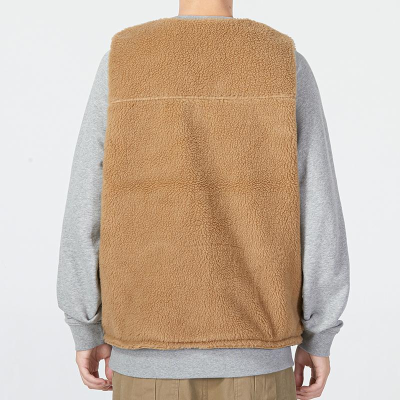 Nike Reversible Fleece Vest With Logo Print And Pocket Detail Men Vest Black DQ4879-258