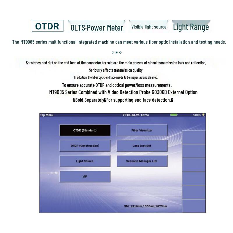 Anritsu MT9085A8 OTDR