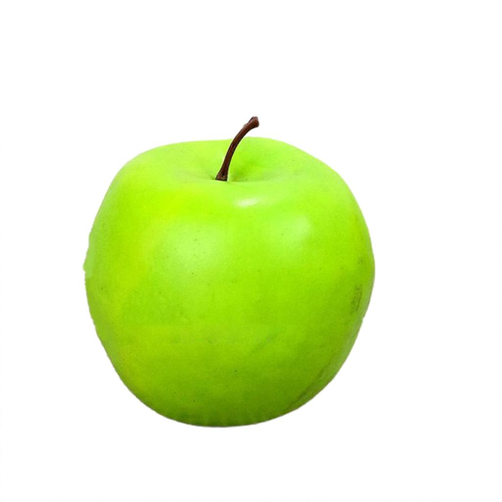 Home Shop Party Decor Lifelike Artificial Fruit for Kitchen Display (Red)
