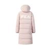 FILA Original Simple Classic Retro Casual Solid Color Comfortable Warm Long Hooded Down Jacket Women outerwear F61W549902F-PK