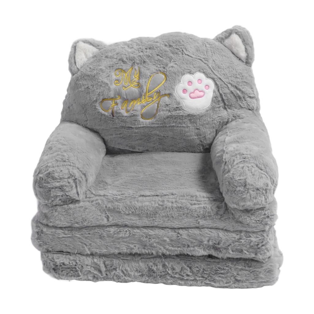 Kinder Sofa für Baby Kleinkind Nette Cartoon Katze Cabrio Armlehne Stuhl Ausklappen Couch Bett für