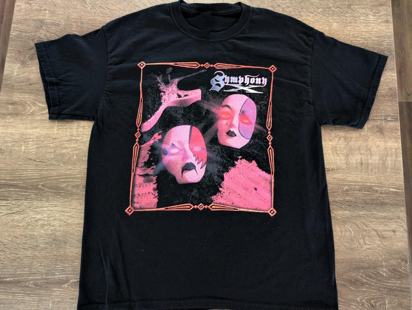 Collection SYMPHONY X Band Tour For Fan Black T-shirt S to 5XL PA392 L