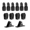 4-Jaw Boat Top Mount Hardware Set, Sliding Exterior Awning Hardware, Grommet End Cap, 2