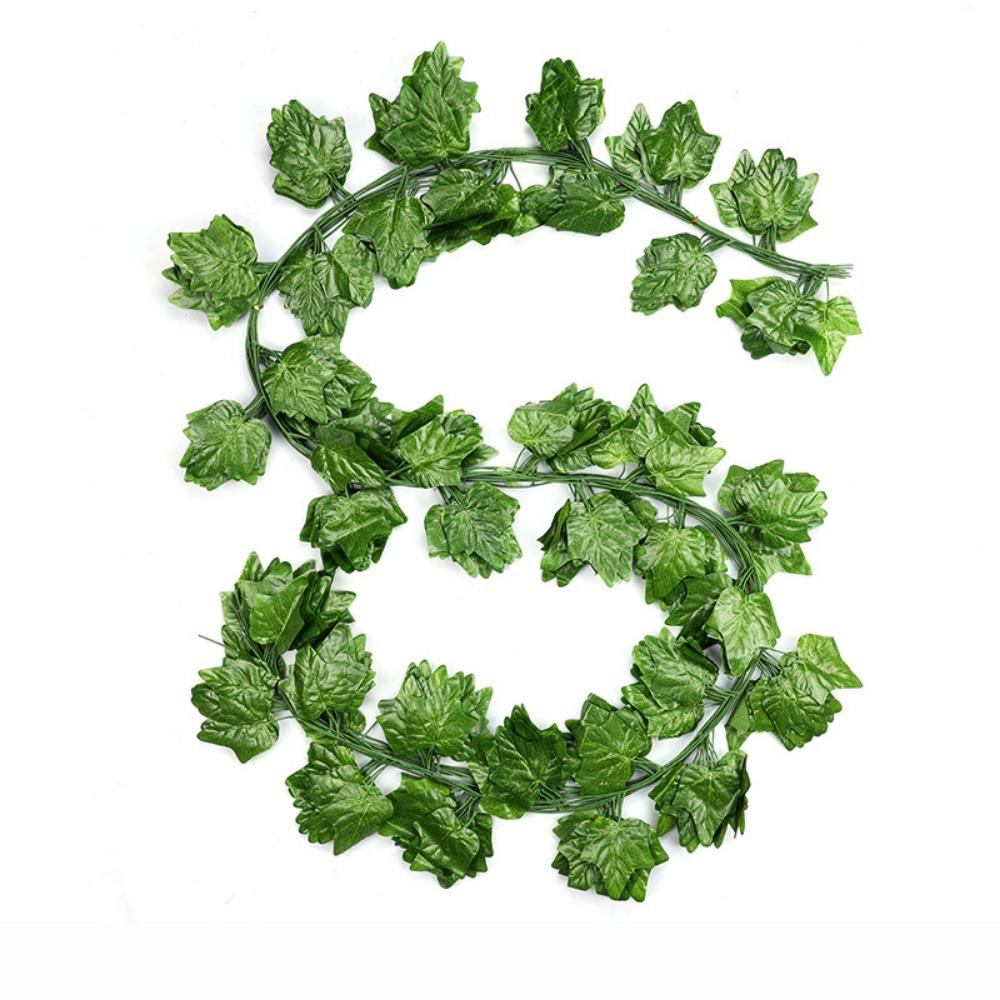 12PCS Plant Wall Artificial Plant Vine Green Hanging Garland Ivy Vine String Wedding Decoration