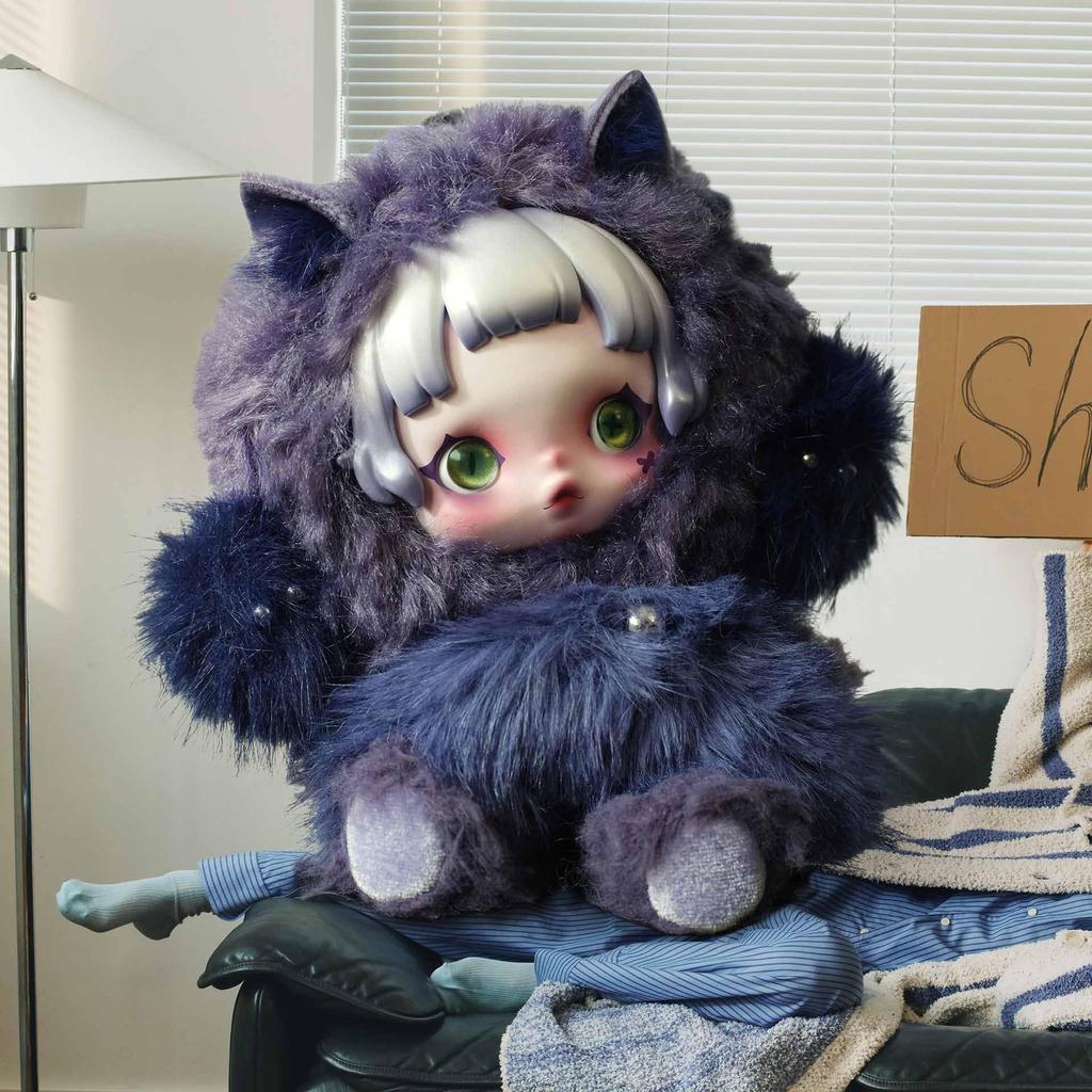 POP MART SKULLPANDA You Found Series Plush Doll Pendant Blind Box Figure Collectible Toy Holiday Birthday Gift for Single Box Me! Her, Daughter, Girl,