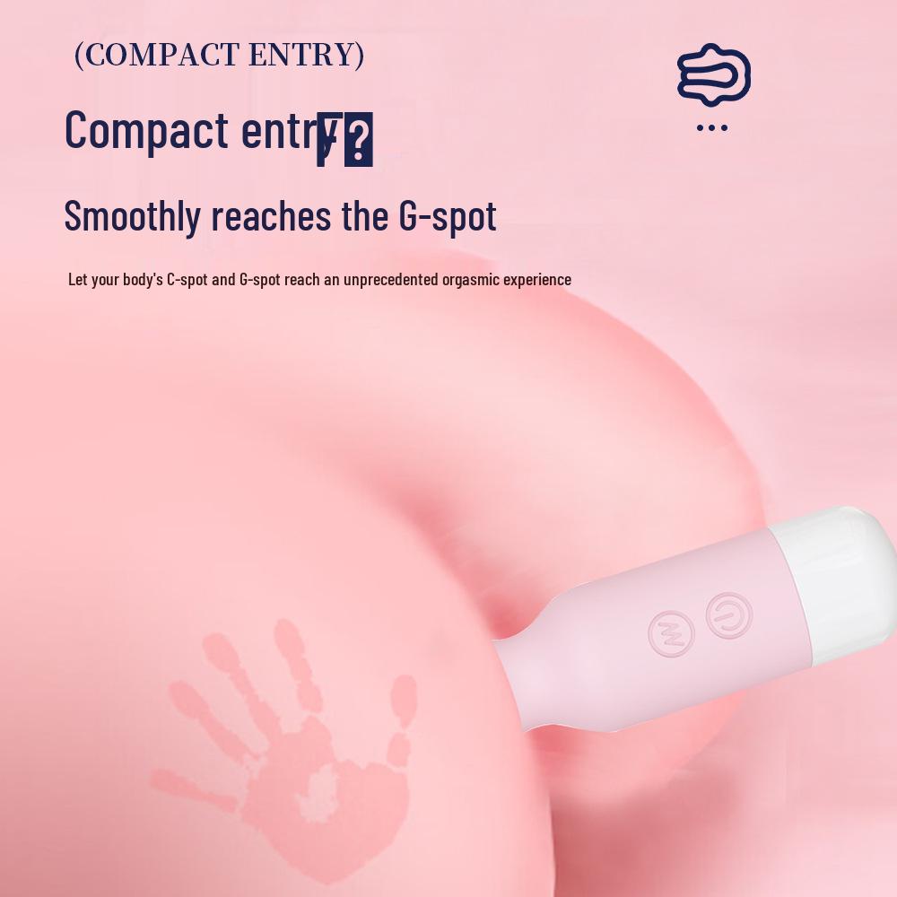 Rechargeable Mini Vibrator: Couples Flirting, Rotating Orgasm Stimulator, Female AV Masturbator
