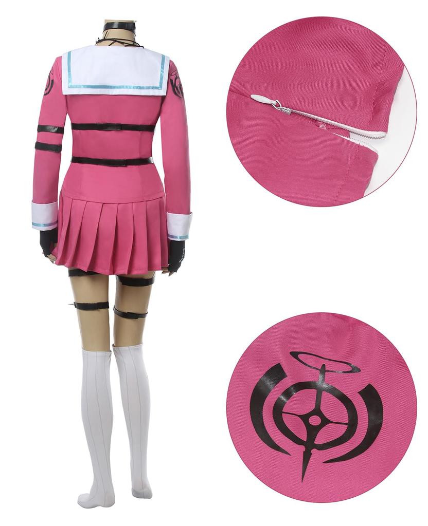 [CR ROLECOS] Miu Iruma Cosplay Costume, Uniform, COSPLAY (Miu Iruma, XL)