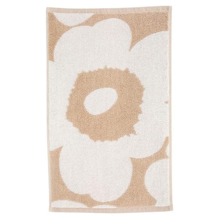 marimekko Towel Guest Towel Face Towel 50x30cm UNIKKO Beige x White 070232 810 Beige White 30x50cm