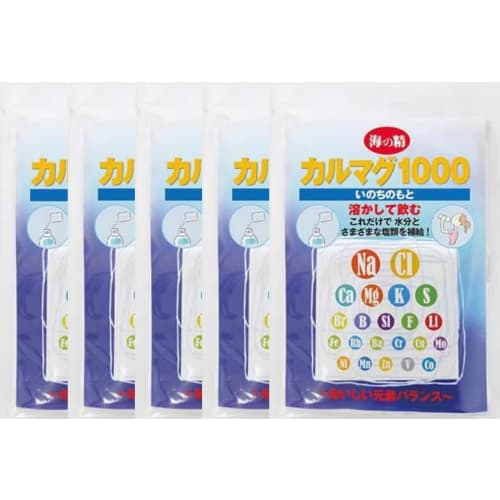 

Sea Spirit Calmag 1000 (Source of Life) Osawa Japan 10g (1g x 10 packets) x 5 packs