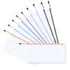 JP Number Zipper File Receipt 5 Mesh Bankbook Horizontal Bags, File, Colors, 10-Pack, Case, Organizer, Vinyl,