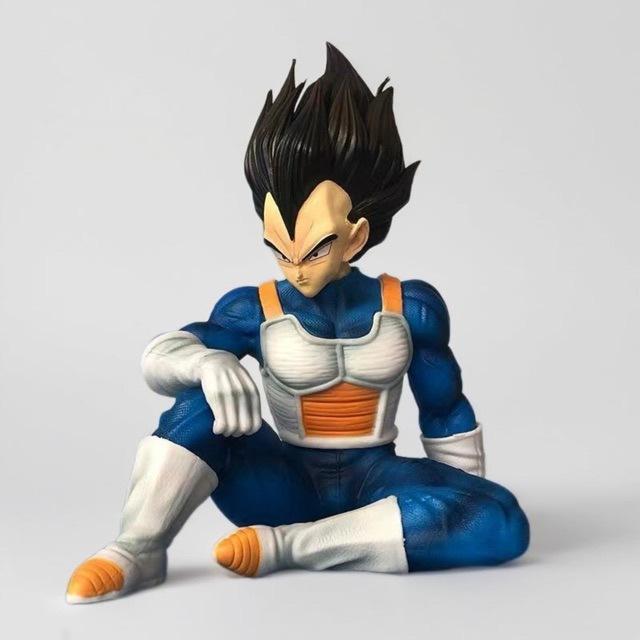 Dragon Ball Periphery, Saiyan Sitting Haughty Vegeta Figure, Animation Statue Model Car Desktop Ornament