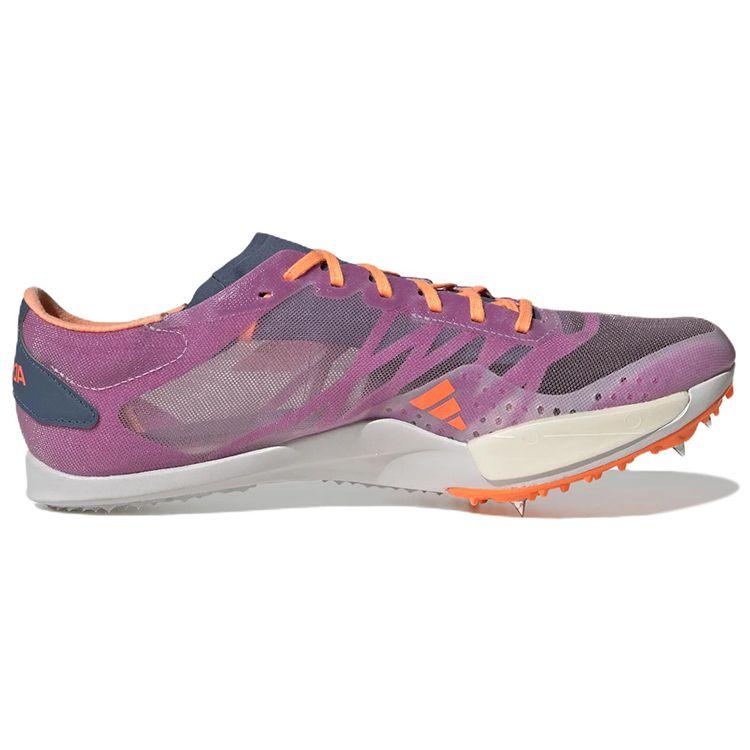 Adidas Adizero Ambition Carbon Plate Professional Shock Absorption Slip Resistant Durable Low Top Running Shoes Unisex Sneakers Purple Orange GX6677