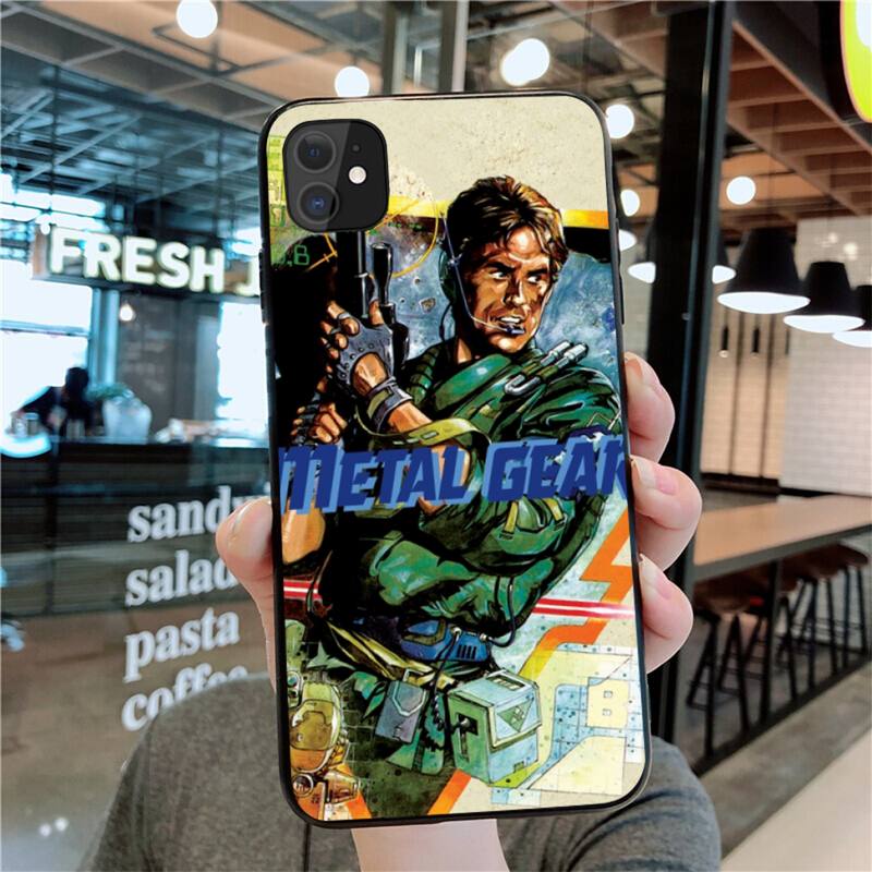 Game Metal Gear Phone Case for Iphone 12 Pro Max Mini 11 Pro XS MAX 8 7 6 6S Plus X 5S SE 2020 XR Case