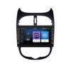 8 cali dla Peugeot 206 2001-2008 z pokrętłem Radio samochodowe z androidem odtwarzacz multimedialny nawigacja Stereo GPS 2 Din 1 + 32GB