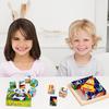 6-in-1 Wooden Cube Puzzle, 3D Montessori Educational Toy for Toddlers, Develops Hand-Eye Coordination, Perfect for Boys & Girls Ages 1-4