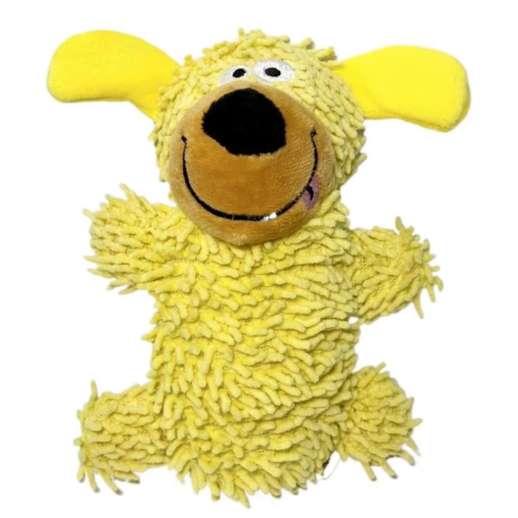 HRMCM* Hundespielzeug, Quietschendes Hunde-Stofftier, Hundekaupielzeug für interaktiven Spielspaß, Knisterndes Weiches Interaktives Stofftier für die Zahnpflege