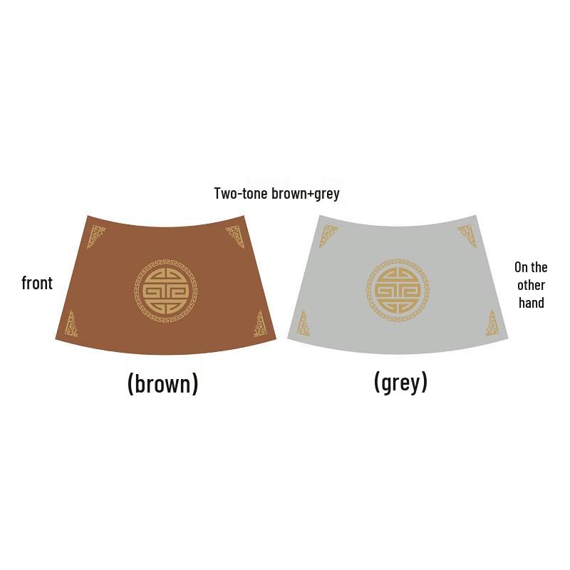 ZISIZ New Chinese Fan-shaped Placemat Set