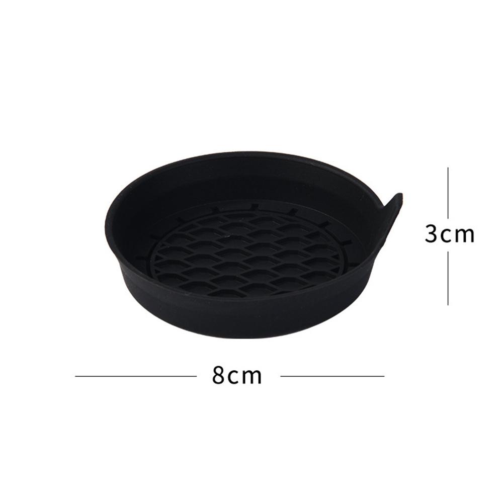 2PCS Silicone Car Coasters Non-Slip Water Cup Pad Car Cup Groove Anti-Scalding Mat Bottle Cup Holders Car Interior Accessories