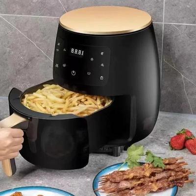 Air Fryer 1PC4.5L Home Intelligent LED Touch Screen 360 graus Assando Saudável Cozinhar sem óleo Multifuncional Fritadeira Elétrica