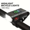 Super Bright Bicycle Light for Mountain Bikes Motorcycles USB Fast Charging 6 Lighting Modes