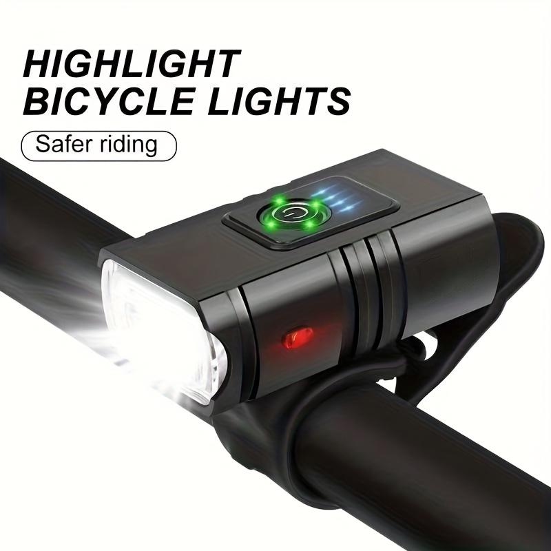 Super Bright Bicycle Light for Mountain Bikes Motorcycles USB Fast Charging 6 Lighting Modes