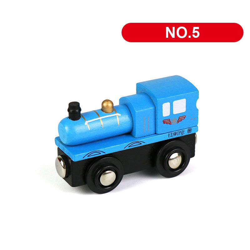 1pcs Magnetic Train Toys Wooden Train Locomotive Car Truck Railway Accessories Fit for Wooden Tracks Toys for Kids Gifts