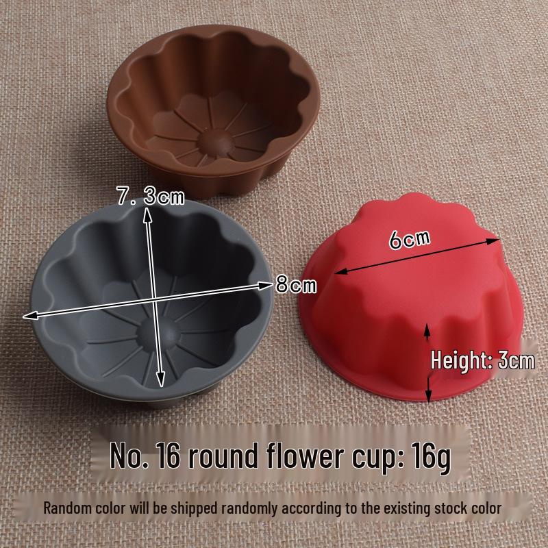 Jiaju Silicone Donut and Muffin Baking Mold - Easy Release, Hollow Round Shape