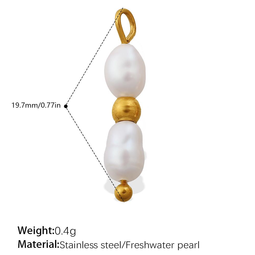 Fashion Daily Versatile Ocean Theme Diy Small Fish Pearl Pendant Does Not Fade Jewelry Accessories