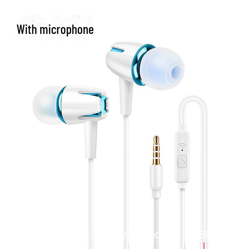 

Дротові навушники-вкладиші нового стилю з високоякісним звуком - зручні та універсальні з можливостями OEM. E18 with microphone білий/синій