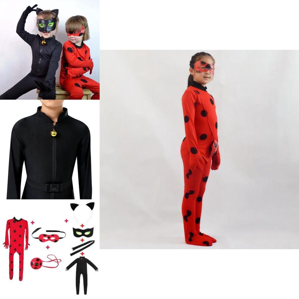 Miraculous Ladybug Cosplay Costume For Kids And Adults Perfect For Halloween And Christmas Parties!