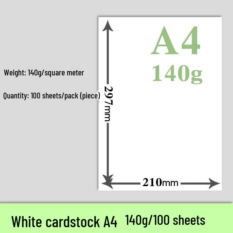 

Голландський білий картон формату A3/A4 для мистецтва та візитних карток - Щільна якість 8K