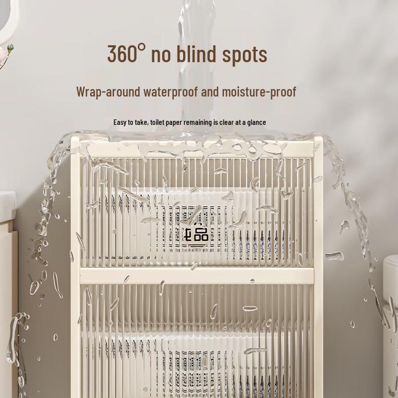 Waterproof Wall-Mounted Double-Layer Tissue Box