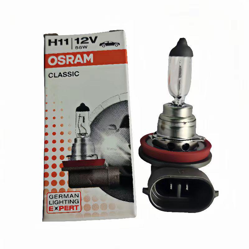Osram H4 H7 H1 H3 H11 Halogen Car Headlight & Fog Light Bulbs for High/Low Beam & Trucks