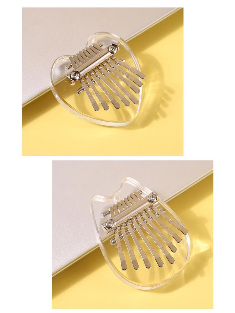 Portable 8-Note Mini Kalimba Thumb Piano for Beginners