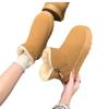 Shoes Snow Boots Women's 2025 Winter New Fashion Versatile Platform Bread Shoes Fleece Thickened Snow Cotton