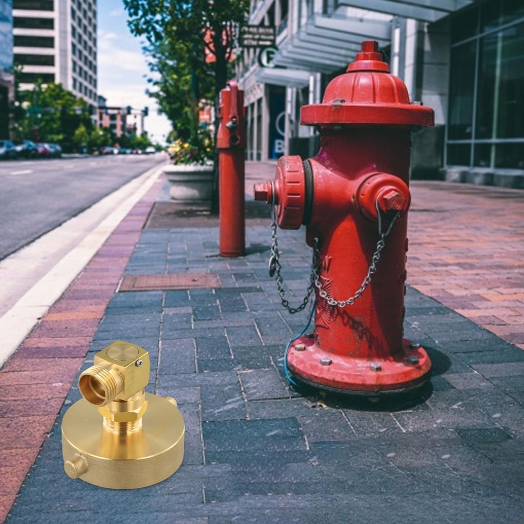 Fire Hydrant Hose Connector Brass Adapter 212 NSTNH Female 34 GHT Male