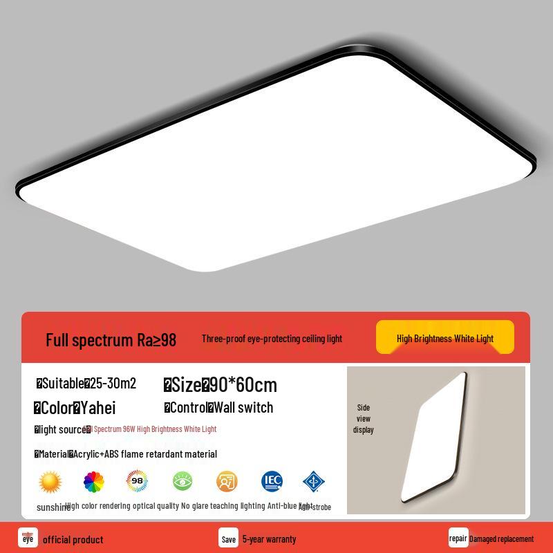 Round Waterproof LED Ceiling Light for Kitchen, Bathroom, Bedroom, Balcony, or Corridor