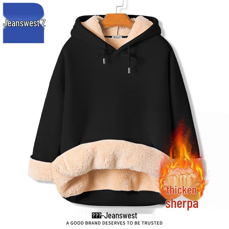 

Jeanswest Women s 2025 Winter Fleece Lined Hooded Sweatshirt T1104 L