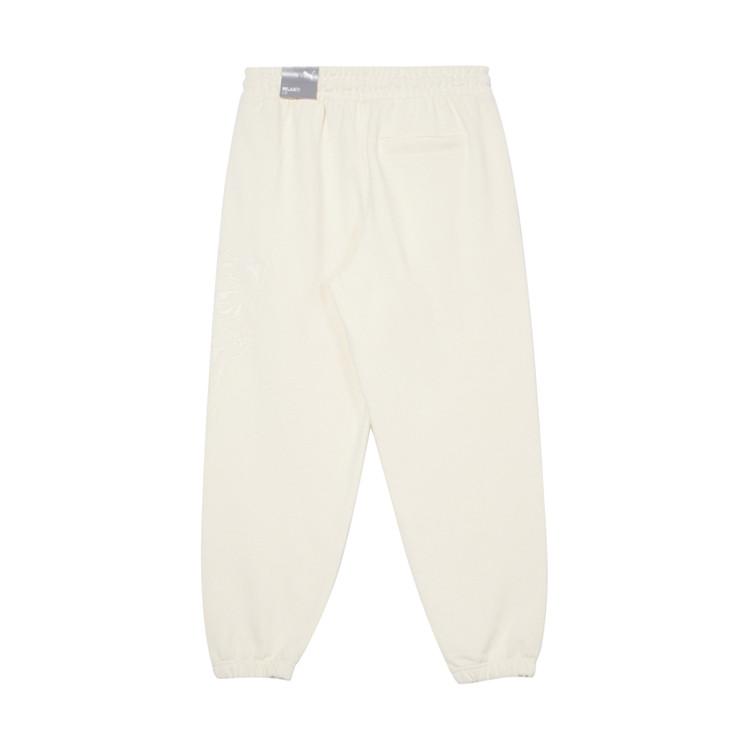 Puma Sports Lifestyle Series Solid Color Warm Casual Lace-Up Knitted Sweatpants Unisex Sweatpants Ivory 539758-97