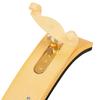 Ergonomic Violin Chin Rest 4/4 Adjustable Height Wood Shoulder Support Comfortable Violin Shoulder Cushion for Comfort