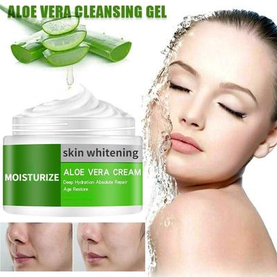 Aloe Vera Cream Face Moisturizing Repairing Ljusande ansiktshudvård