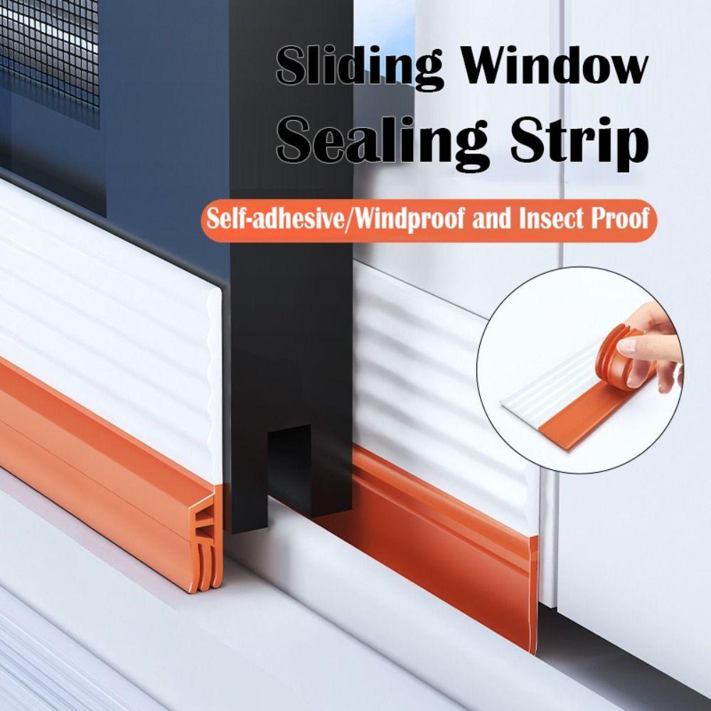 2/4M Windproof Sliding Window Sealing Strip Insectproof Gap Filling Weather Stripping  Household