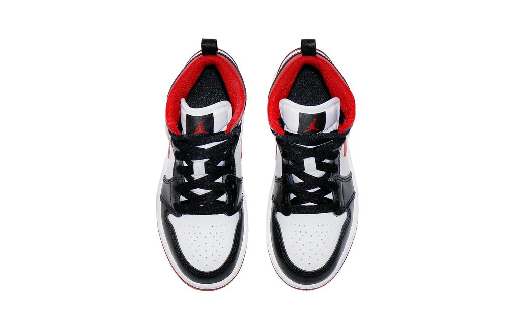 Jordan 1 Mid PS Black Gym Red 640734-122
