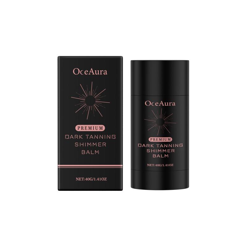 Oceaura Outdoor Tanning Shimmer Stick Gentle Hydrating Moisturizing Nourishing Body Tanning Accelerator Skin Care Stick