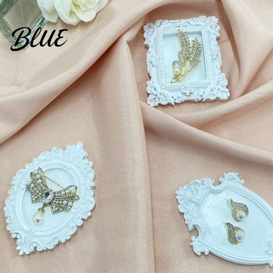 Small Desktop Trinket Ring with Vintage Tray Jewelry Dish European Ornate Carved Gold or White Finish Elegant Decorative Tray