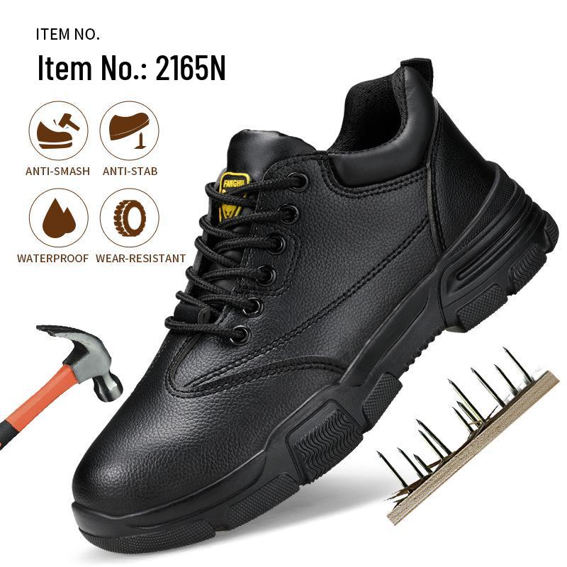 

Men s Winter Safety Work Shoes: Anti-Smash, Anti-Puncture, Soft, Wear-Resistant, and Non-Slip Protection.