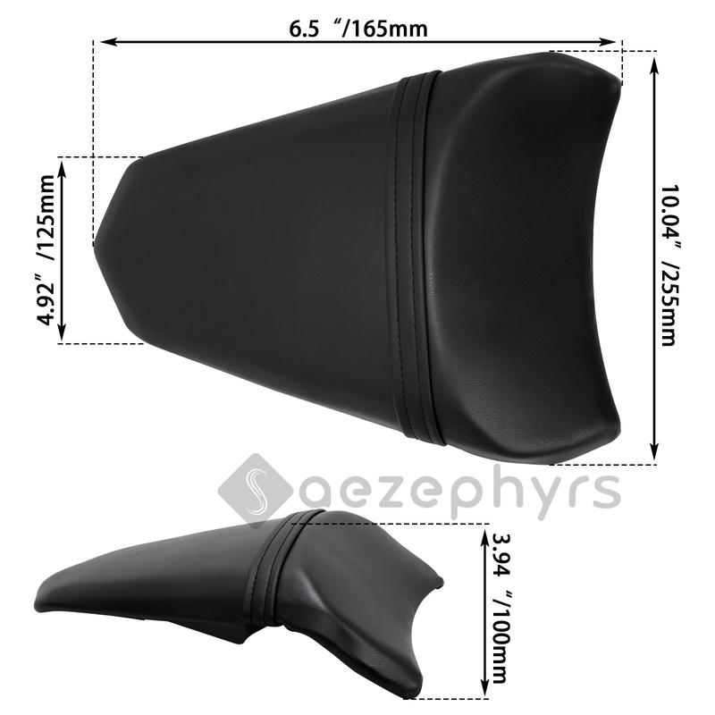 Rear Passenger Seat Cushion Pillion Motorcycle Accessories for kawasaki Ninja 650 EX650 Z650 2017-2021 2018 2019 2020